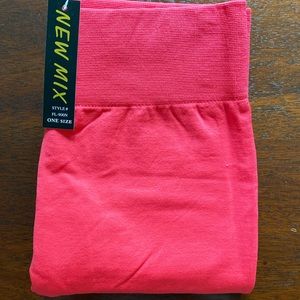 Fleece Leggings, Dark Coral